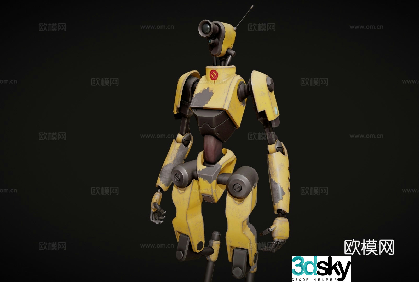 Toys Toy Robot Industrial Robot Humanoid Fighting Robot 3D Model