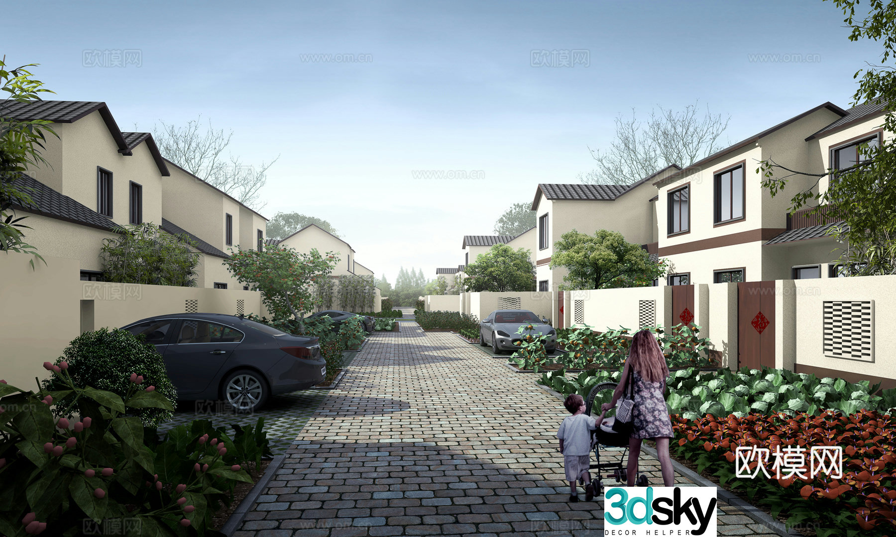 Rural transformation 3D model