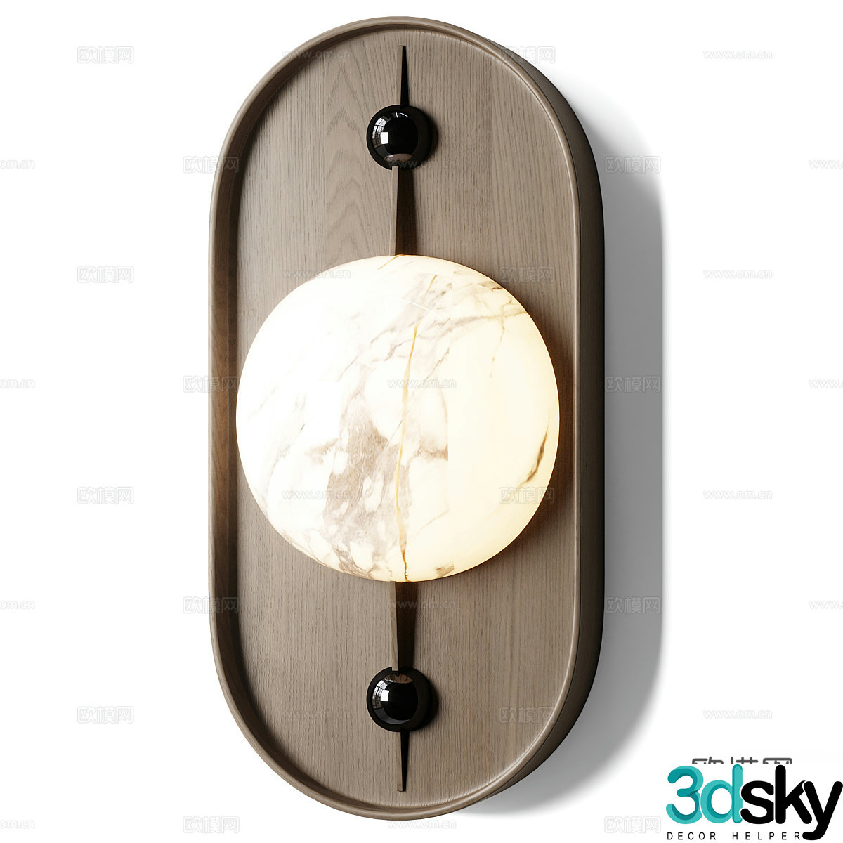 New Chinese wall light 3D model