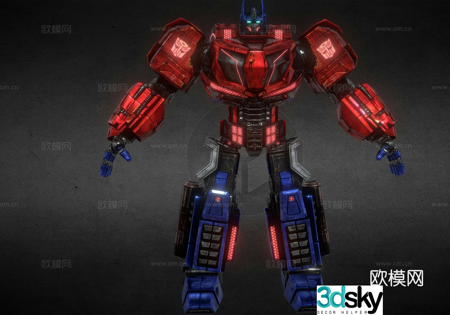 Toys Toy Robot Transformers Optimus Prime Mecha Warrior 3D Model