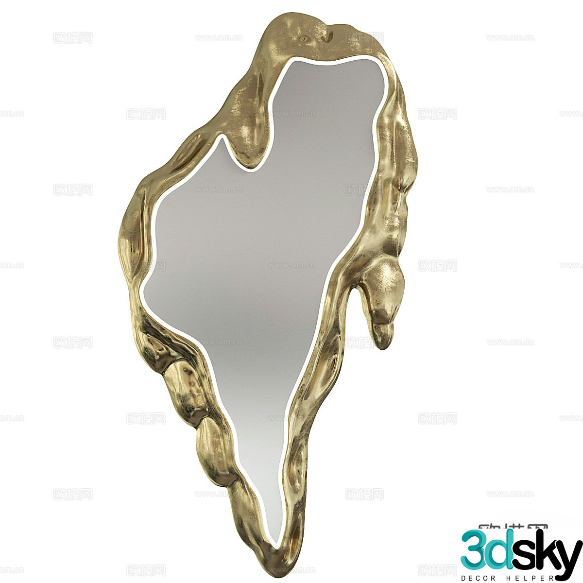 Mirror Hanging Mirror Decorative Mirror 3D Model