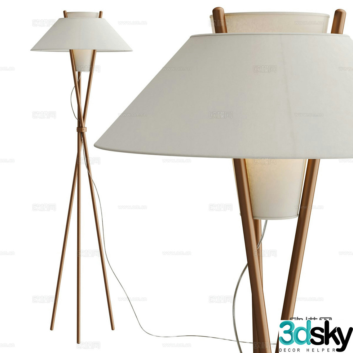 Floor lamp 3d model
