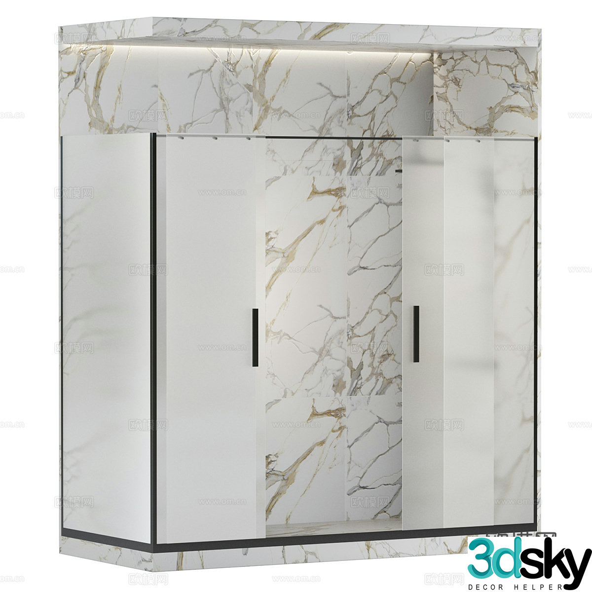 Porch cabinet/side cabinet 3D model