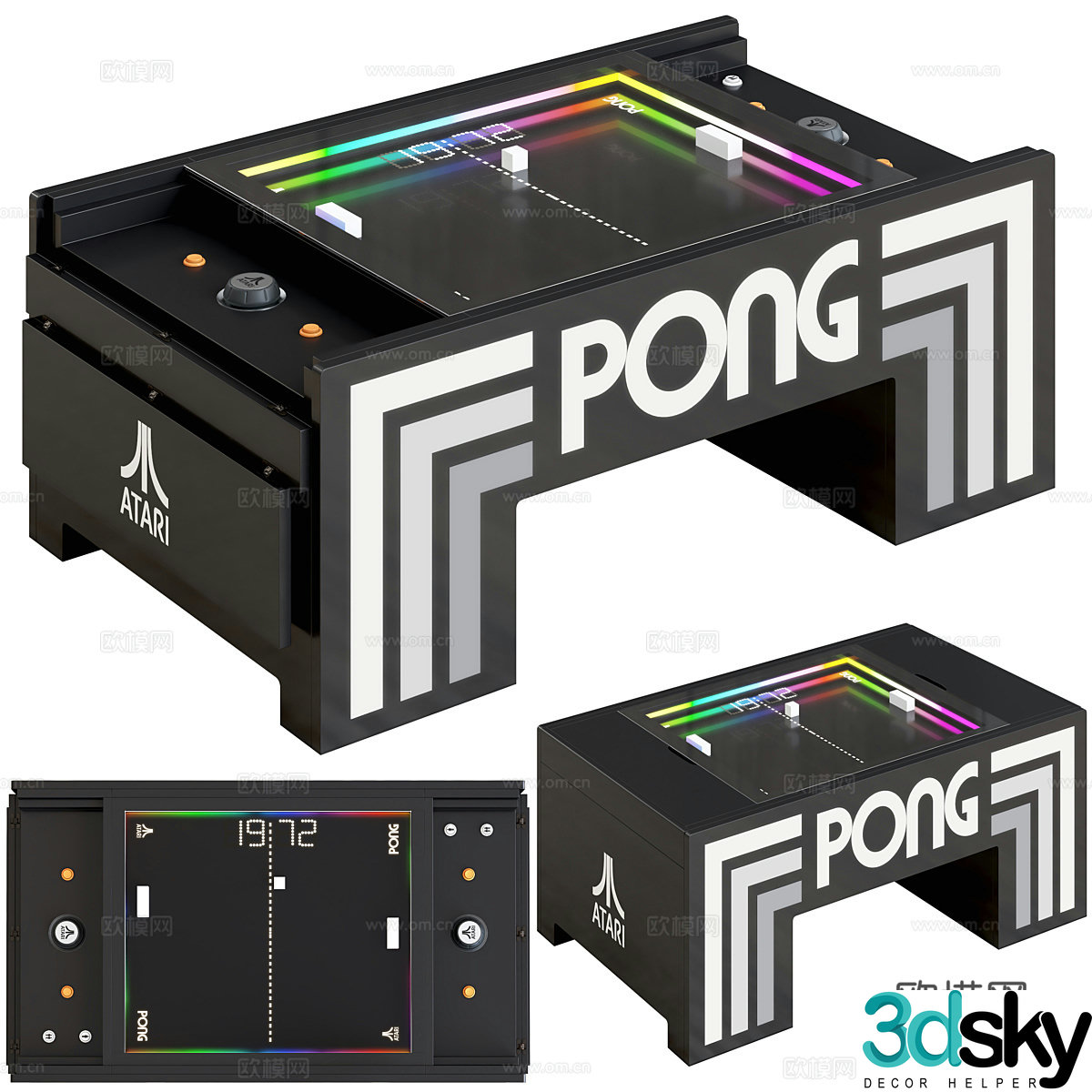 Trendy toy game console 3d model