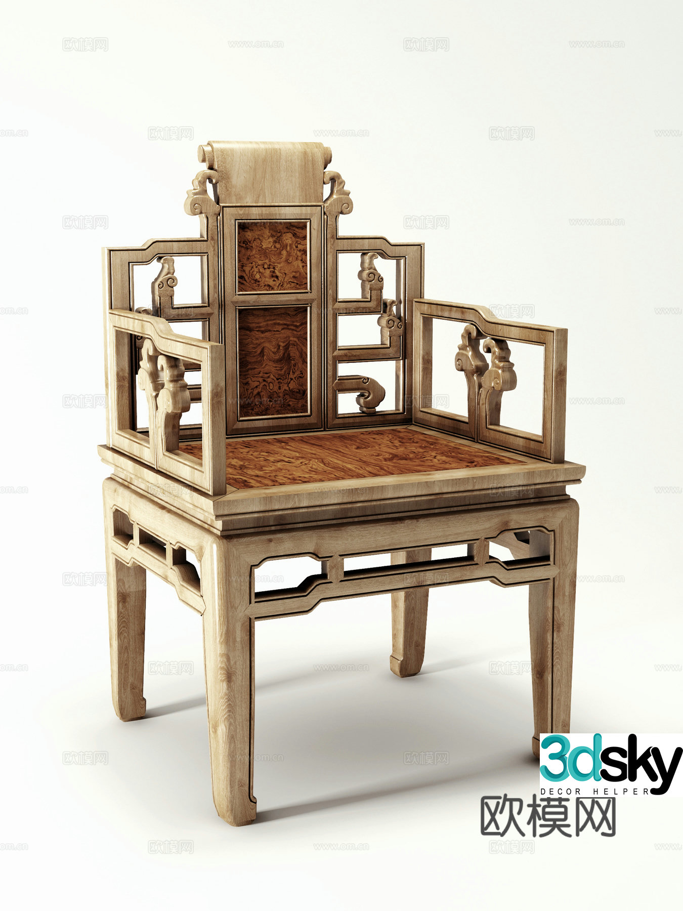 Chinese chair 3D model