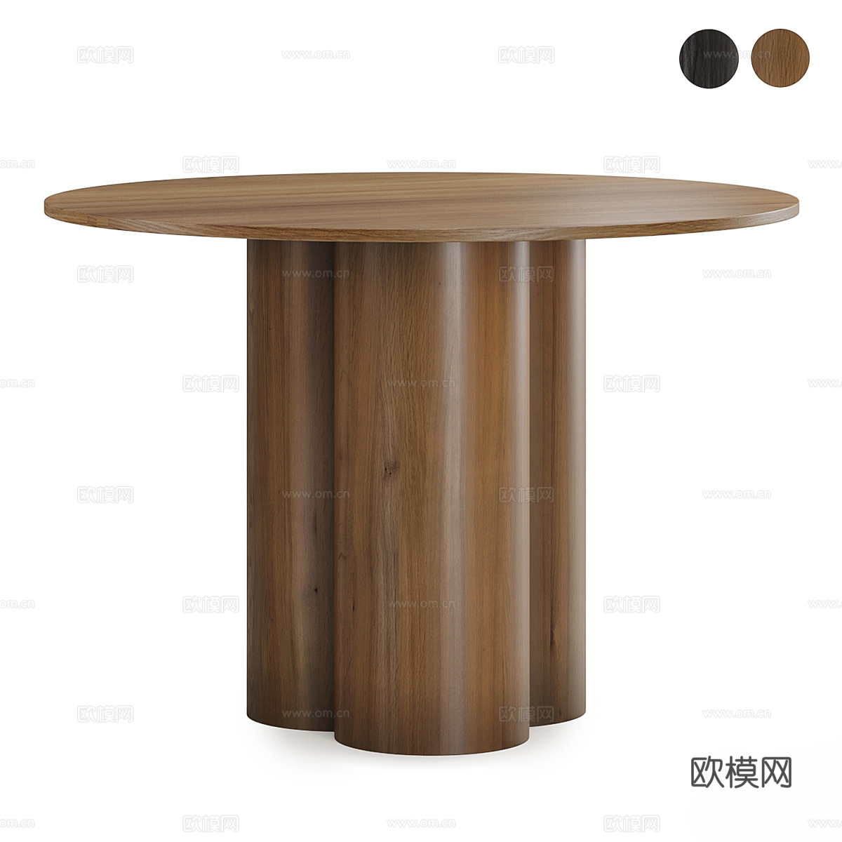New Chinese round dining table 3D model