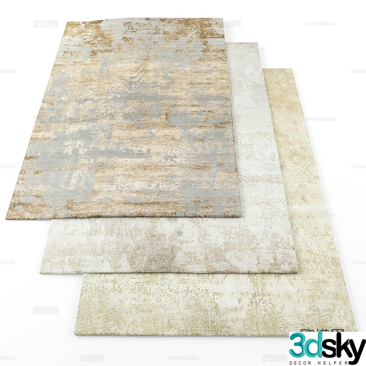 Square carpet 3d model