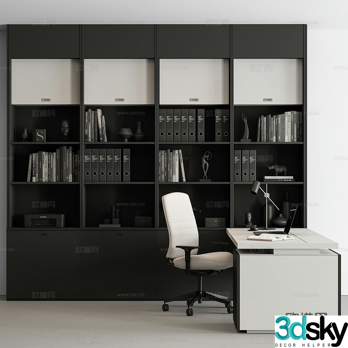 Bookcase 3d model