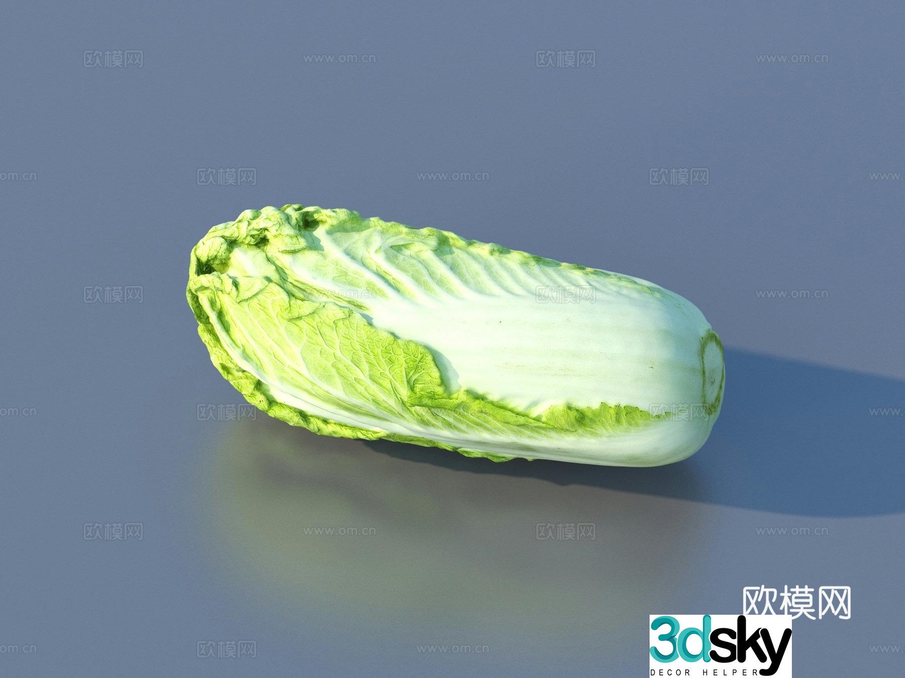 Vegetable vegetables cabbage leaf food 3D model