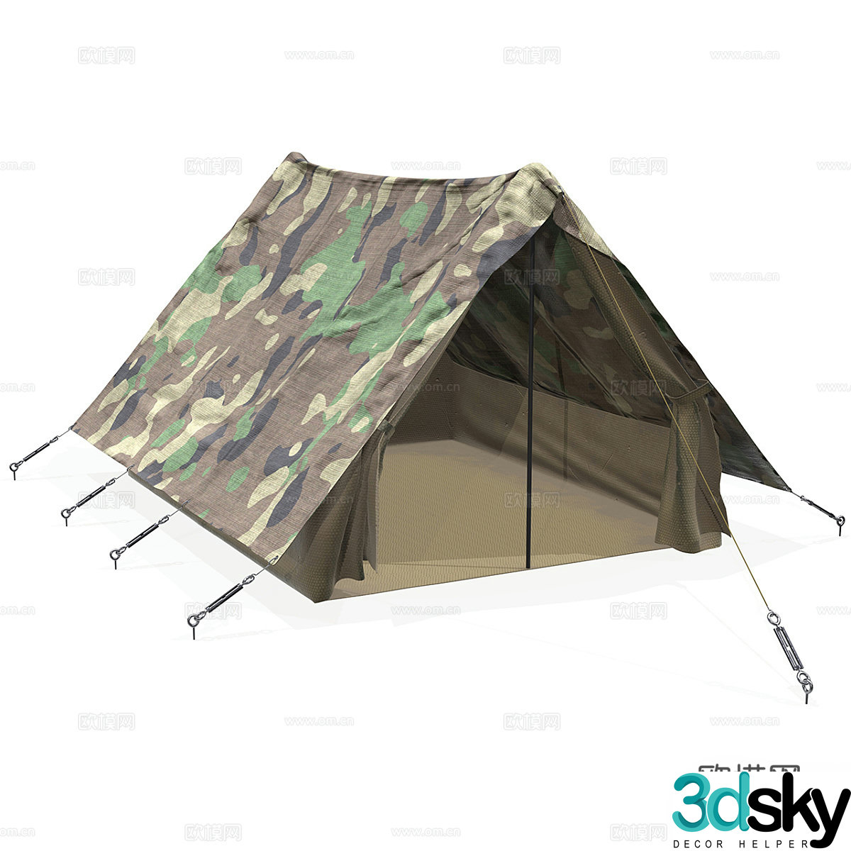 tent 3d model