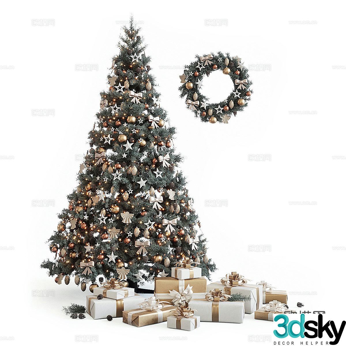 New Year tree 3d model