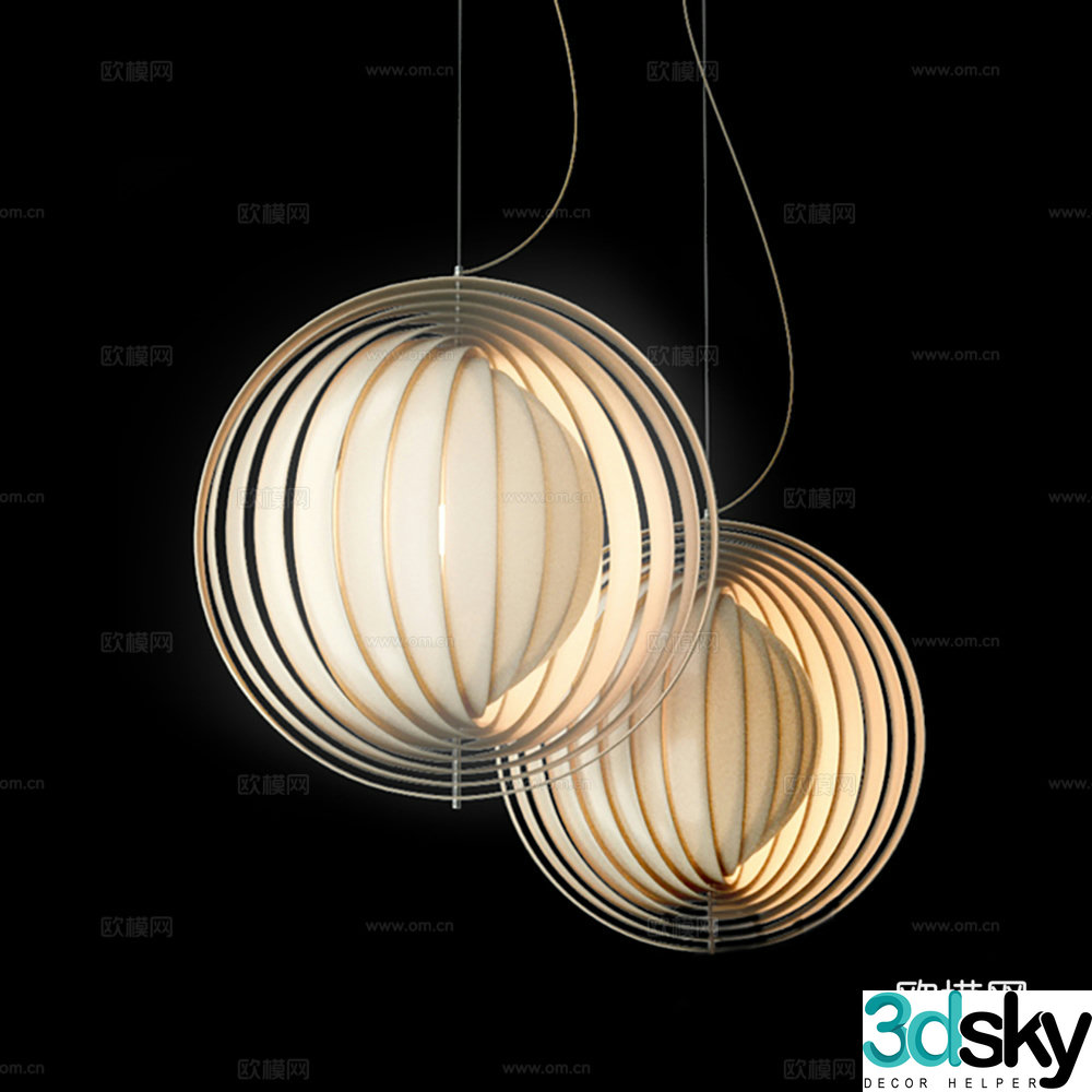 Lamps Chandelier Lighting Decorative Lights 3D Model