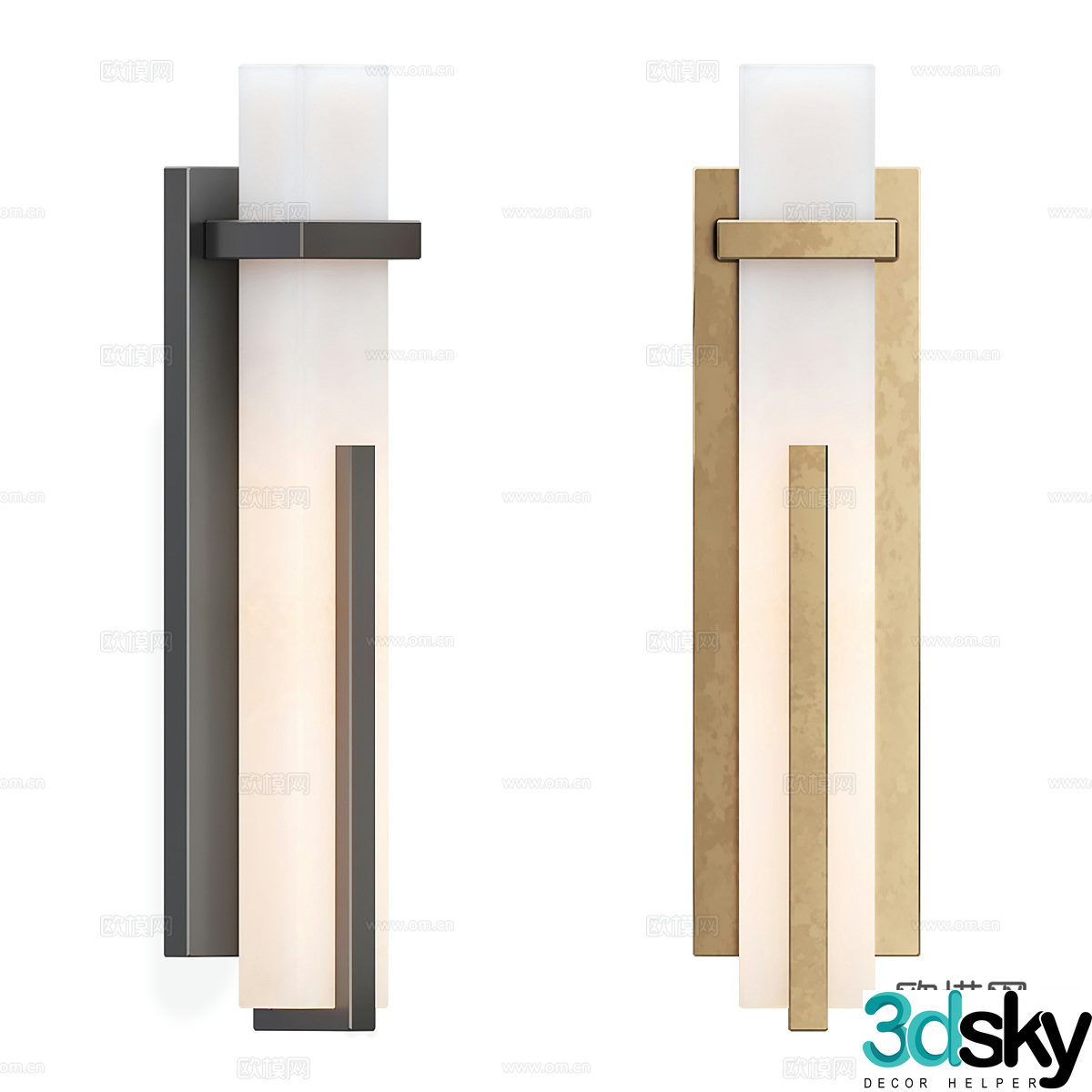 New Chinese wall light 3D model
