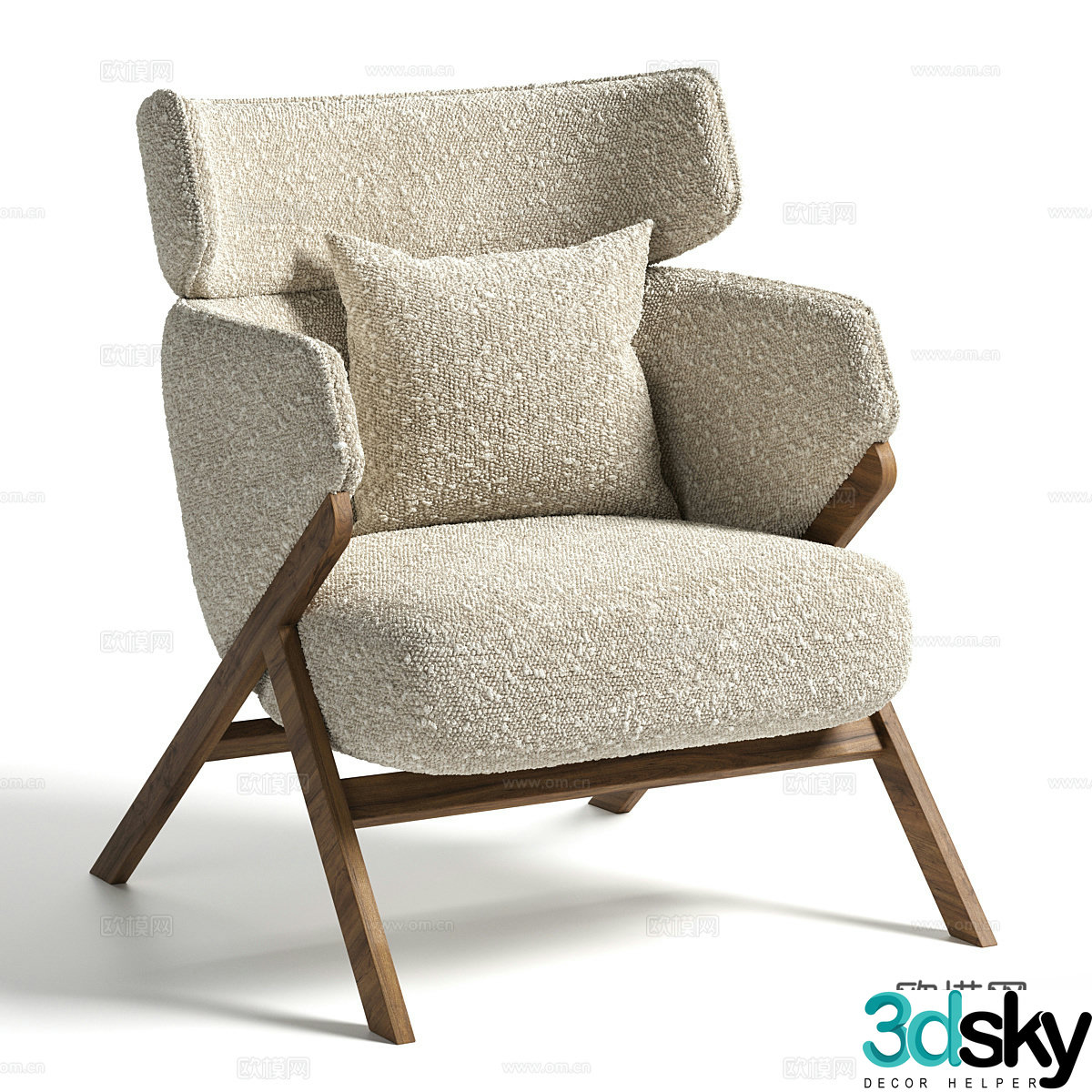 Leisure chair 3d model