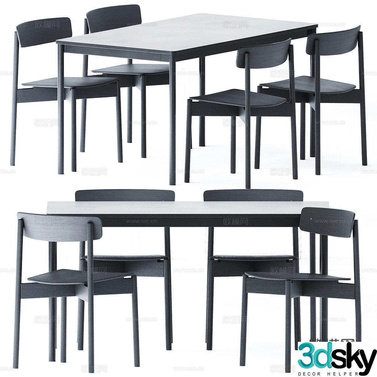 Dining chair 3d model