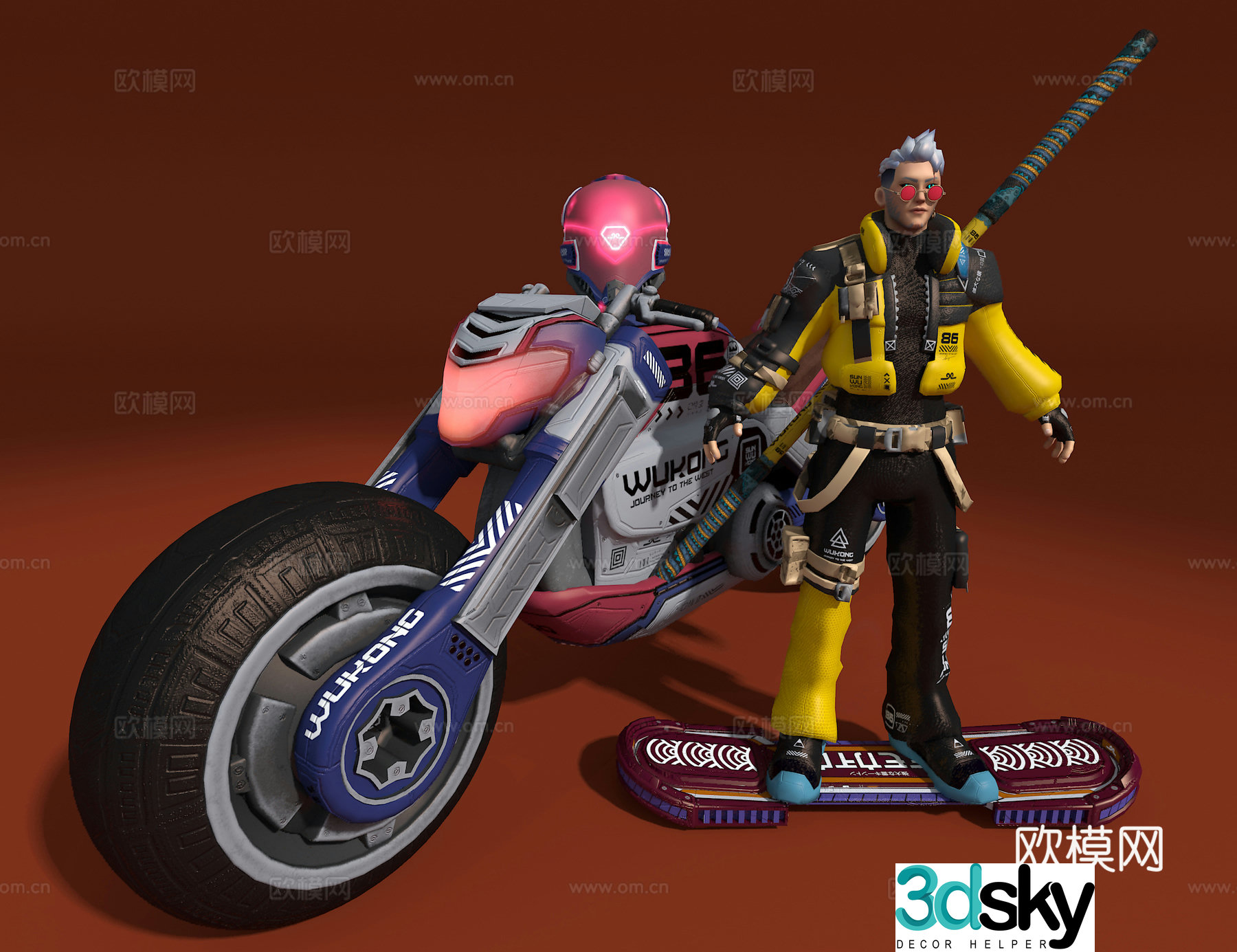 Cyberpunk 3d model