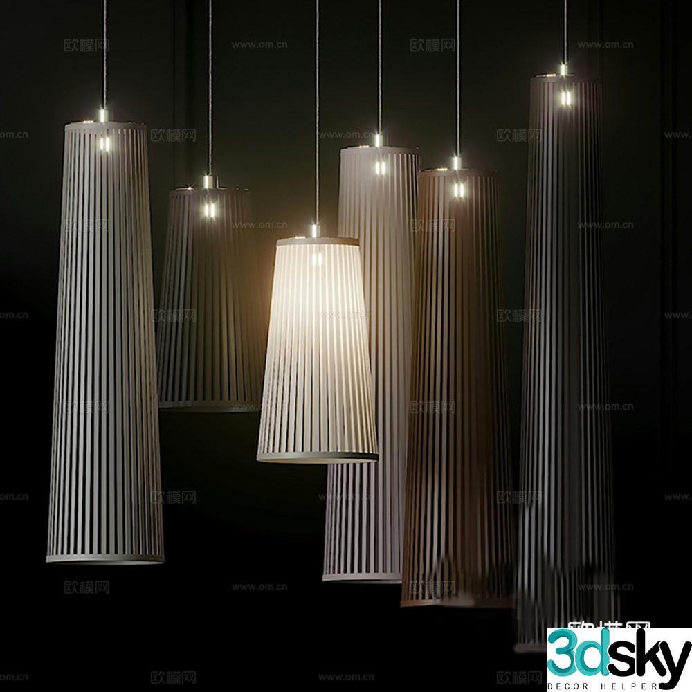 Lamps Chandelier Lighting Decorative Lights 3D Model