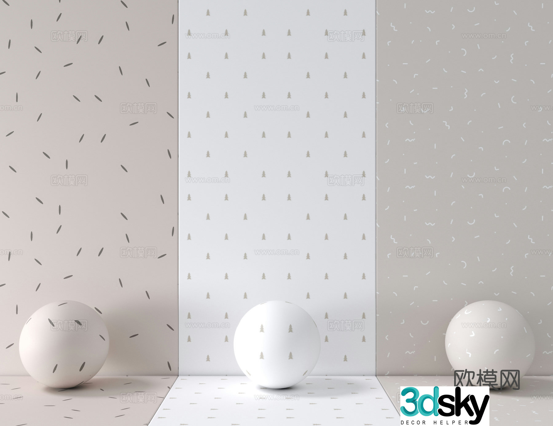 Wallpaper Wall Cloth Art Paint 3D Model