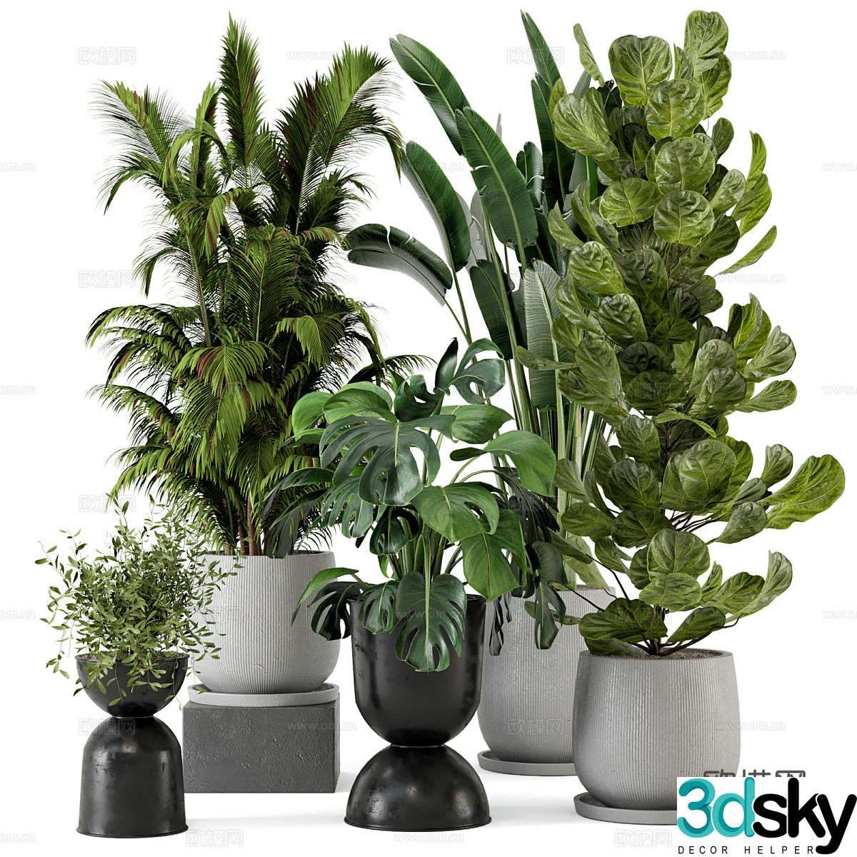 Potted 3D model