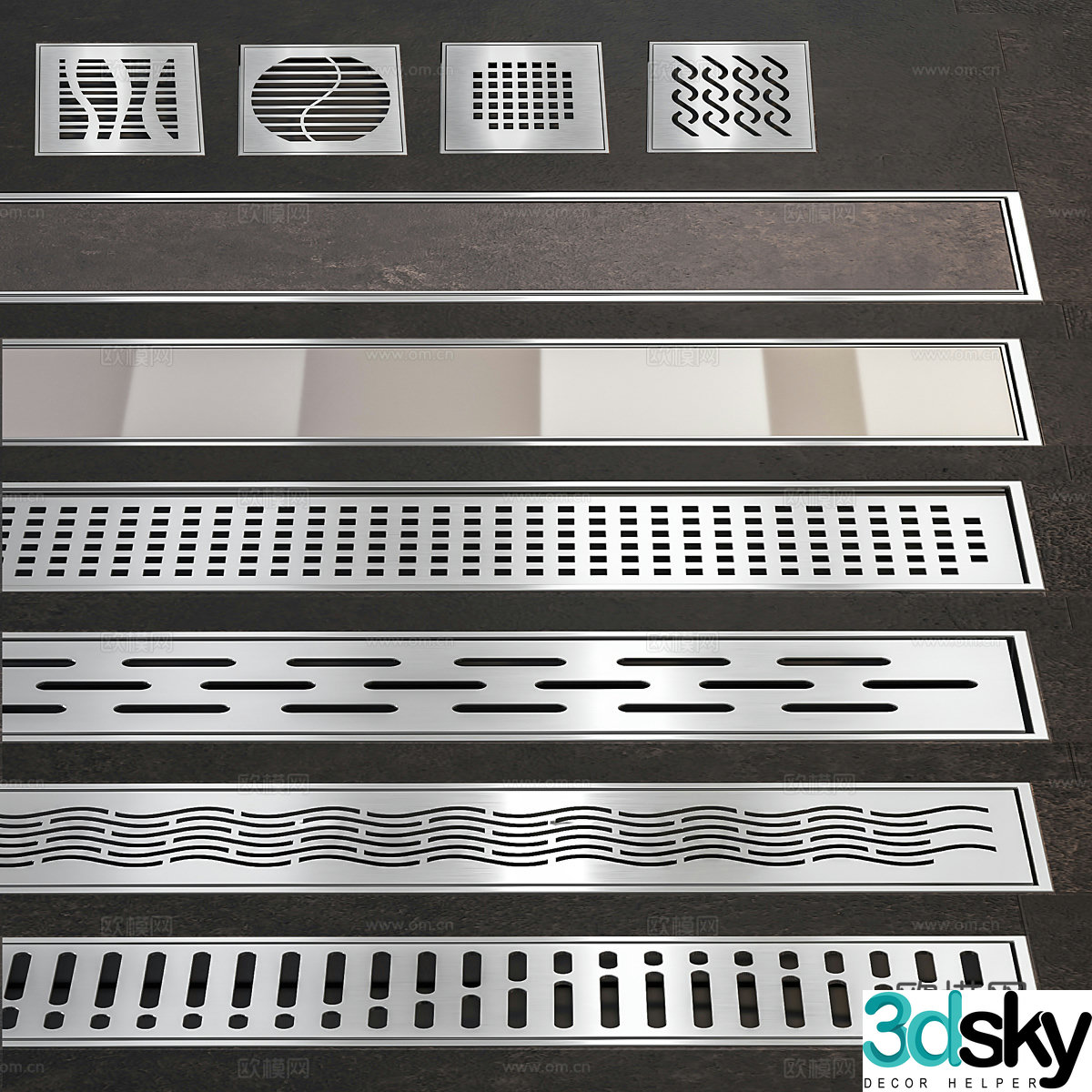 Floor drain 3d model