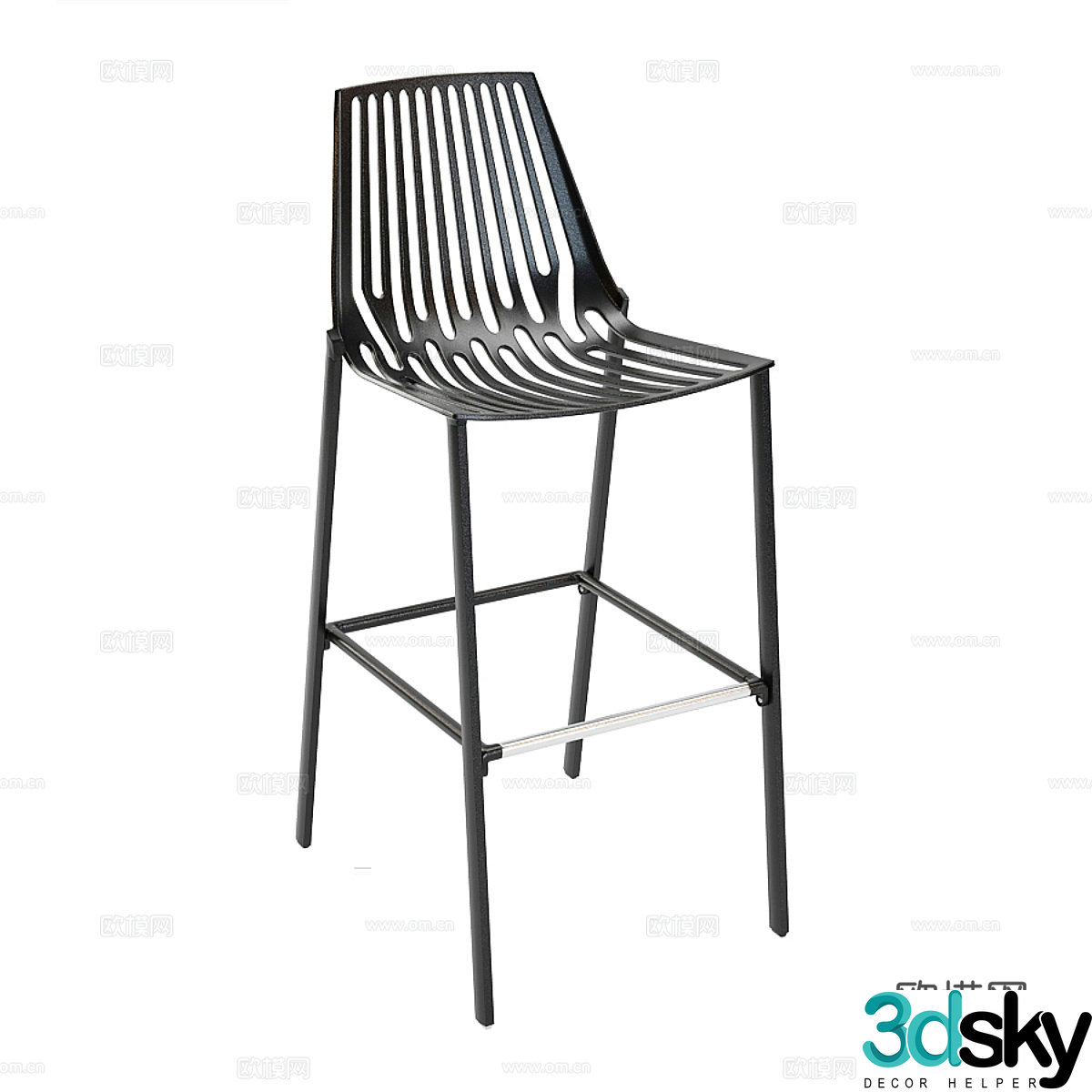 Bar chair 3d model