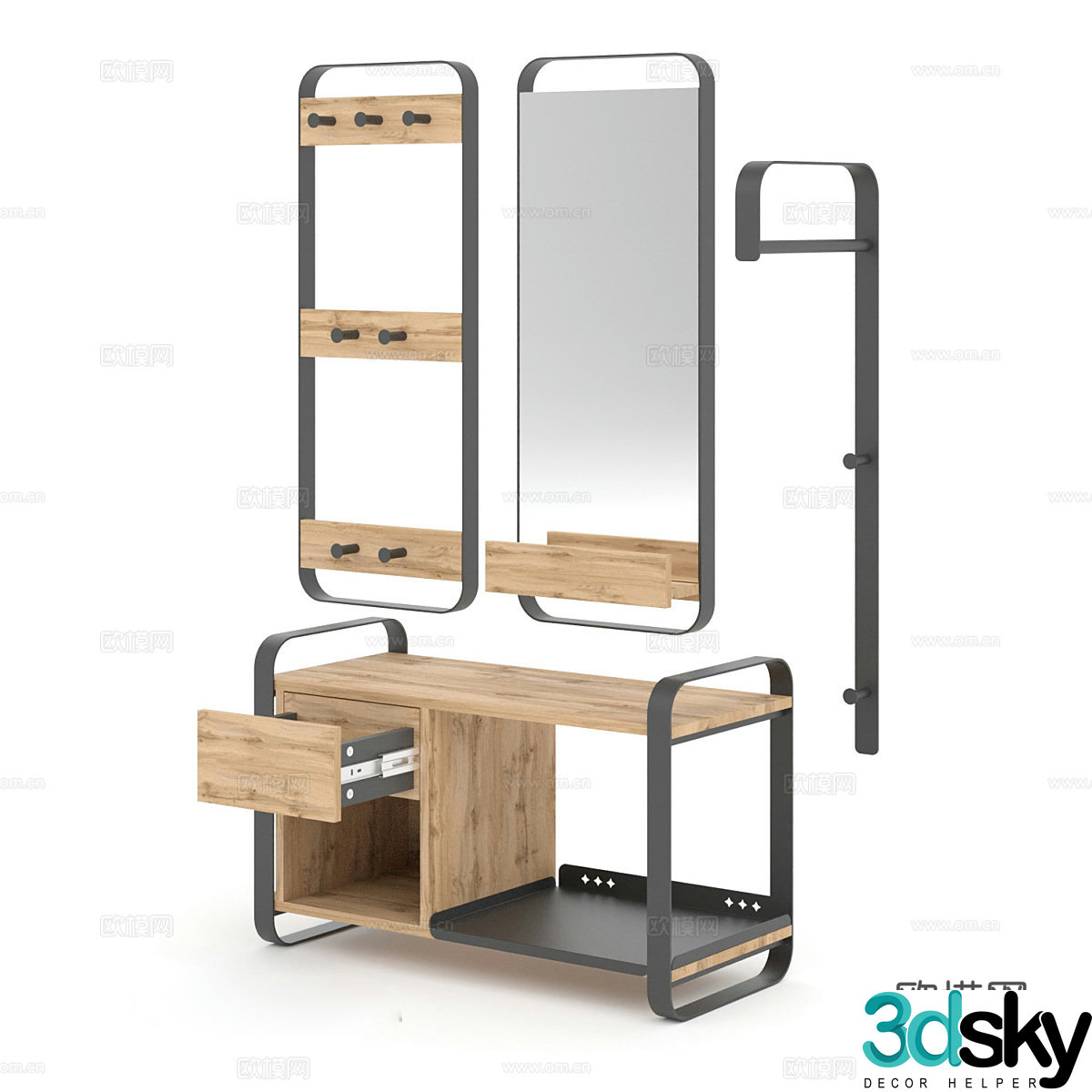 Entrance furniture 3d model