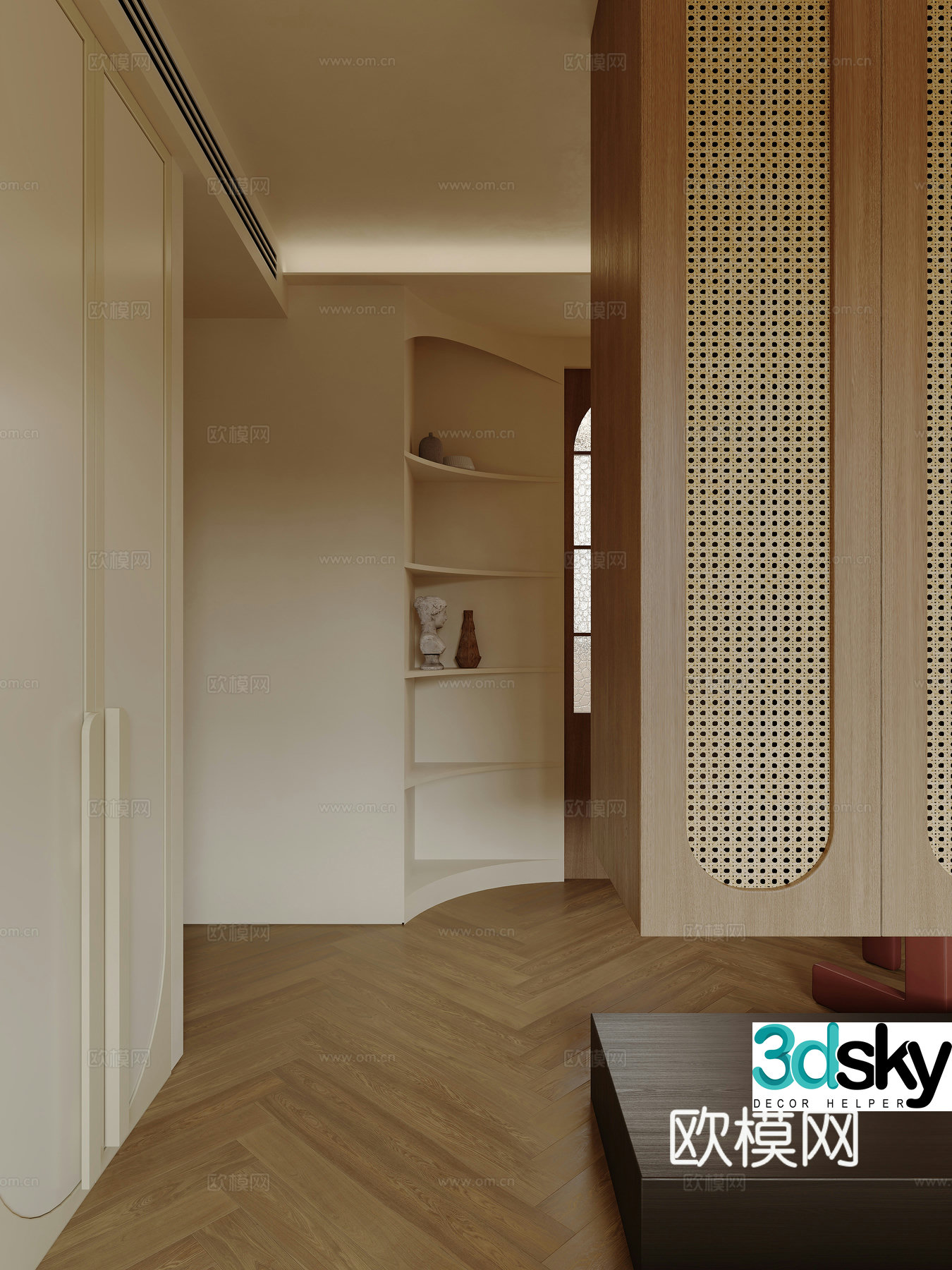 Master bedroom 3D model