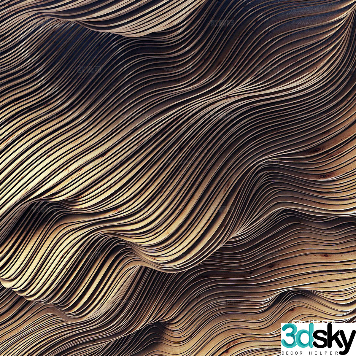 Large ceiling 3D model
