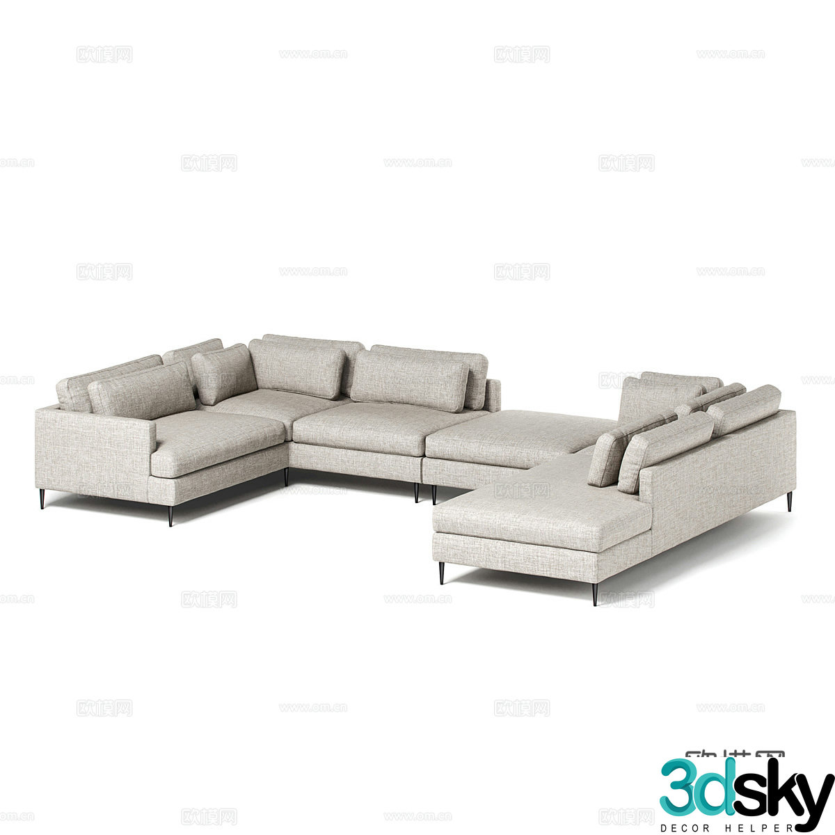 Corner sofa 3d model