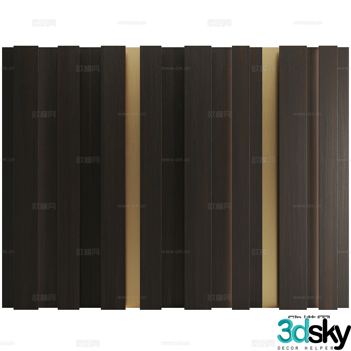 Wall panel 3d model