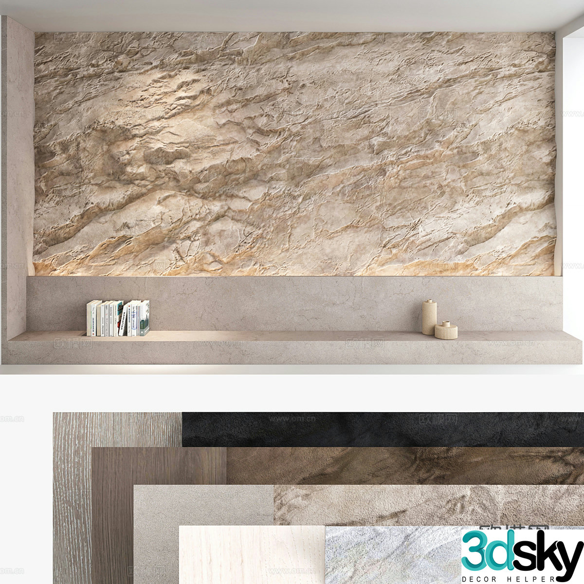 Wall panel 3d model