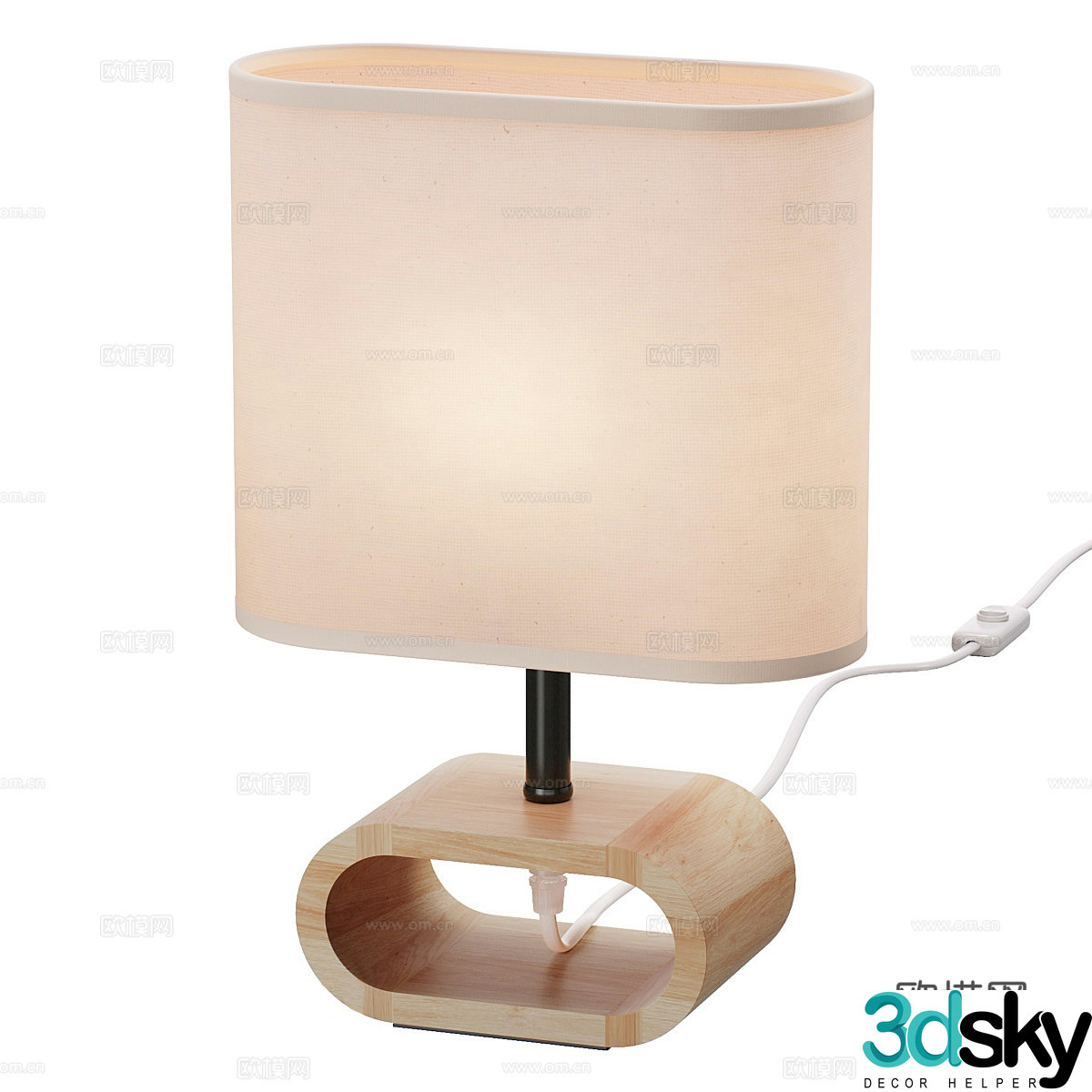 Table lamp 3d model