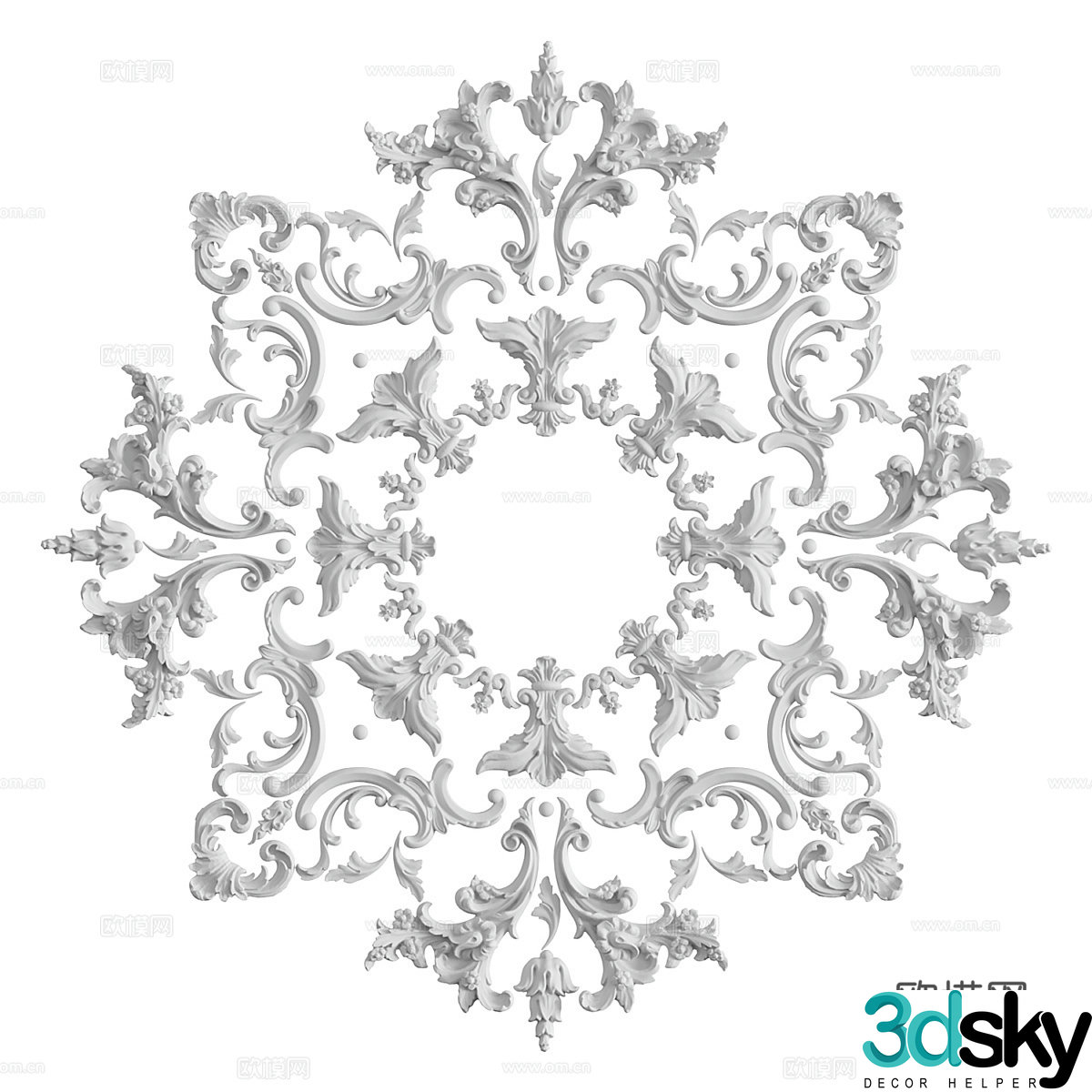 Rose knot 3d model