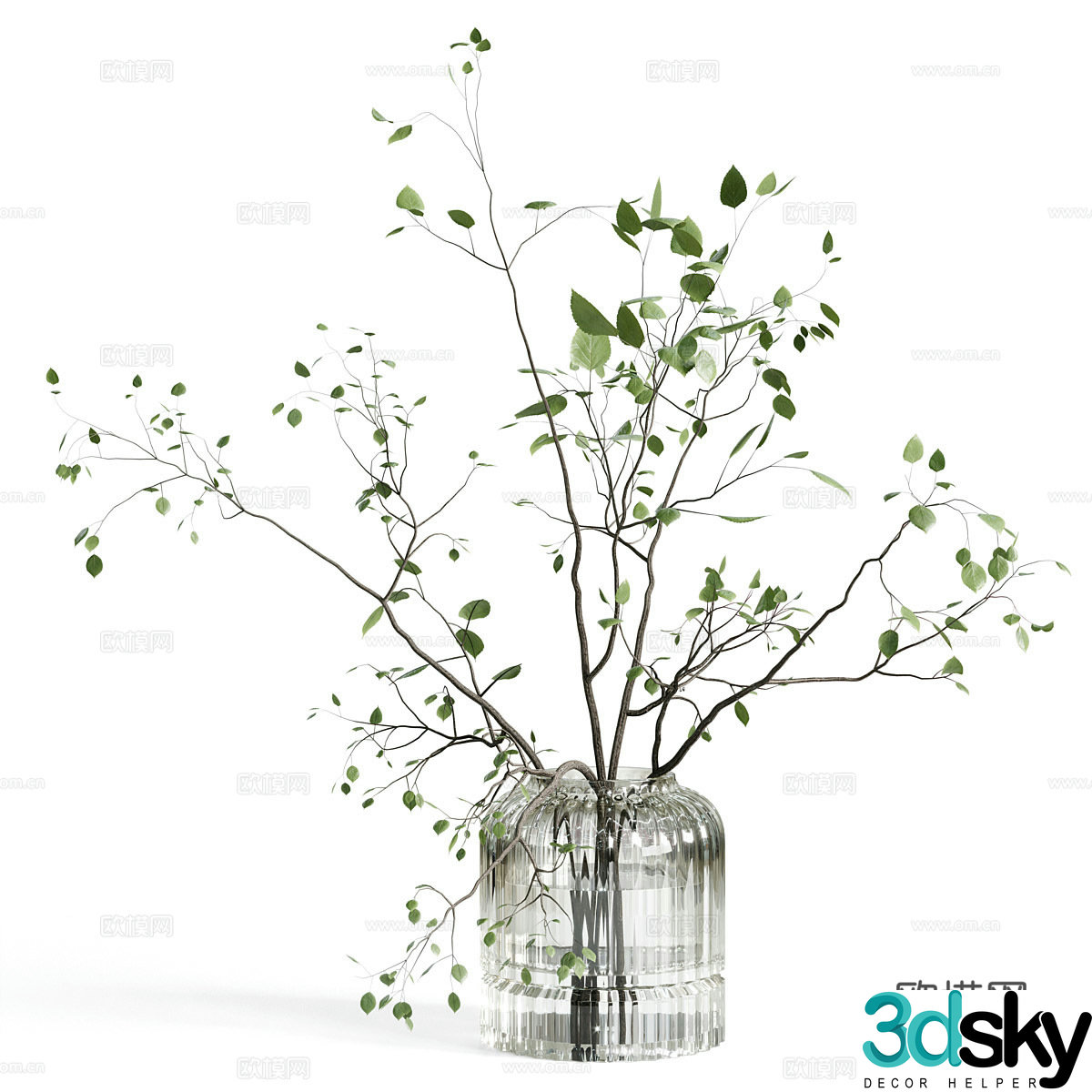 Flower art 3d model