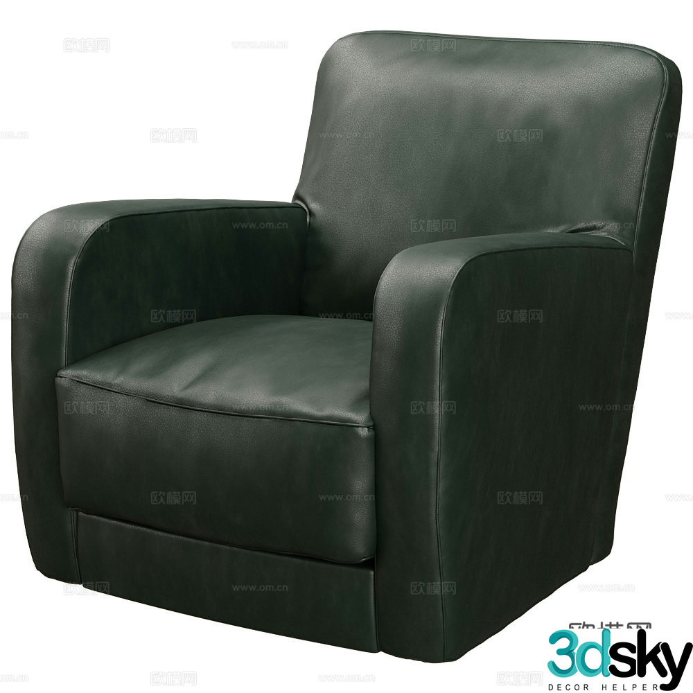 Single sofa 3d model