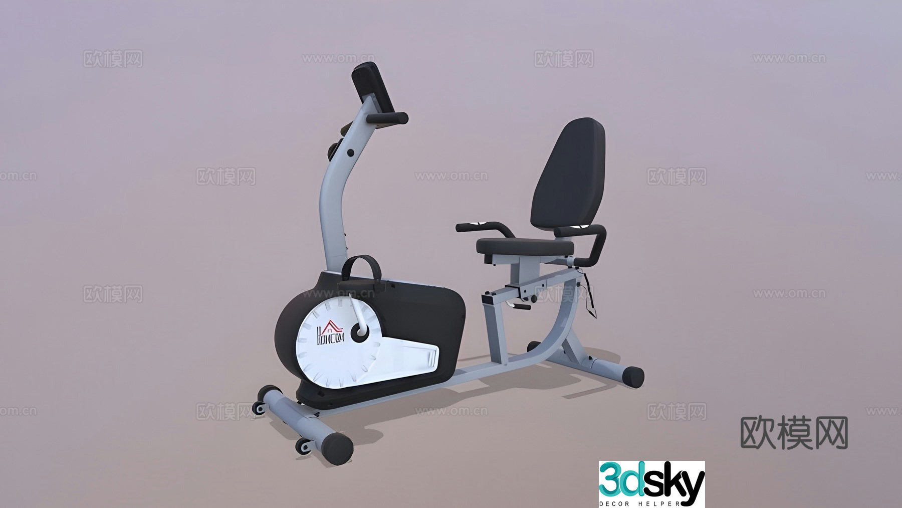 Recumbent bicycle 3d model