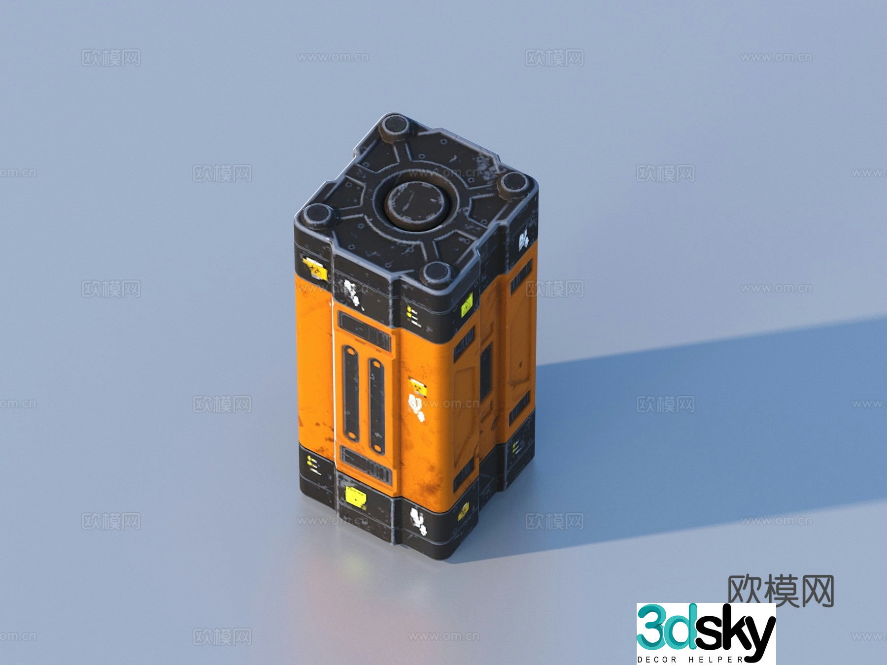 Hardware mechanical parts cabin components 3D model