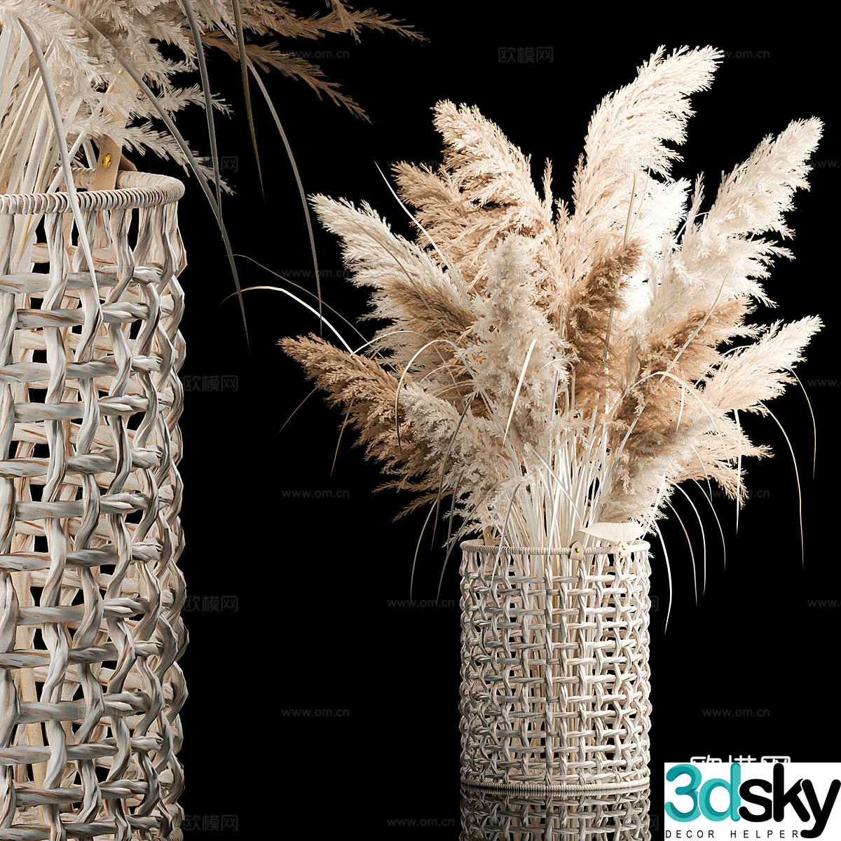 Flower art 3d model