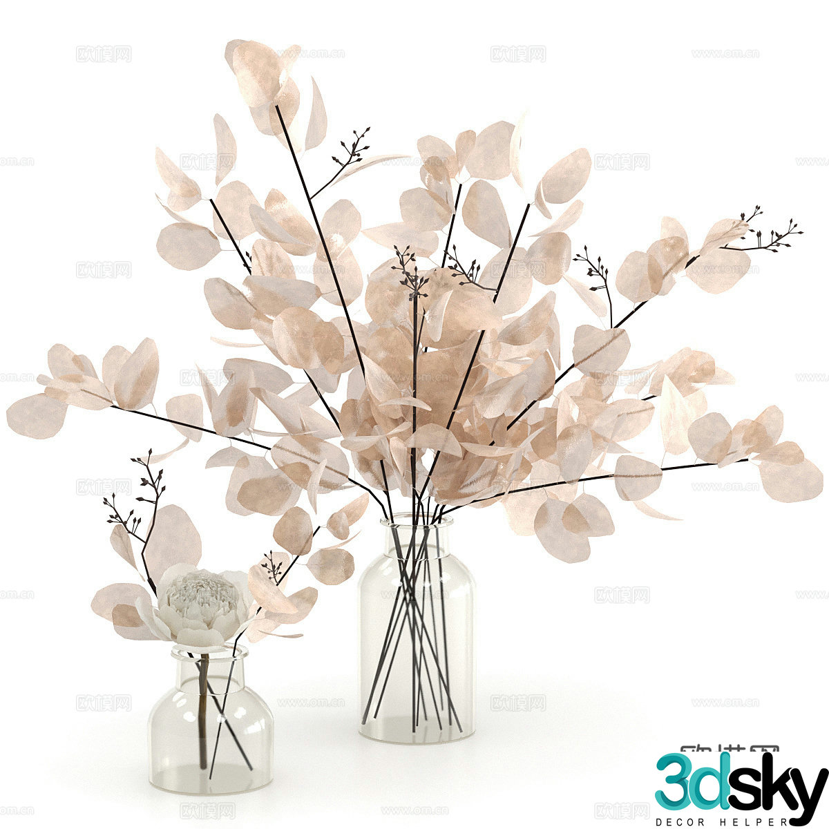 Flower art 3d model