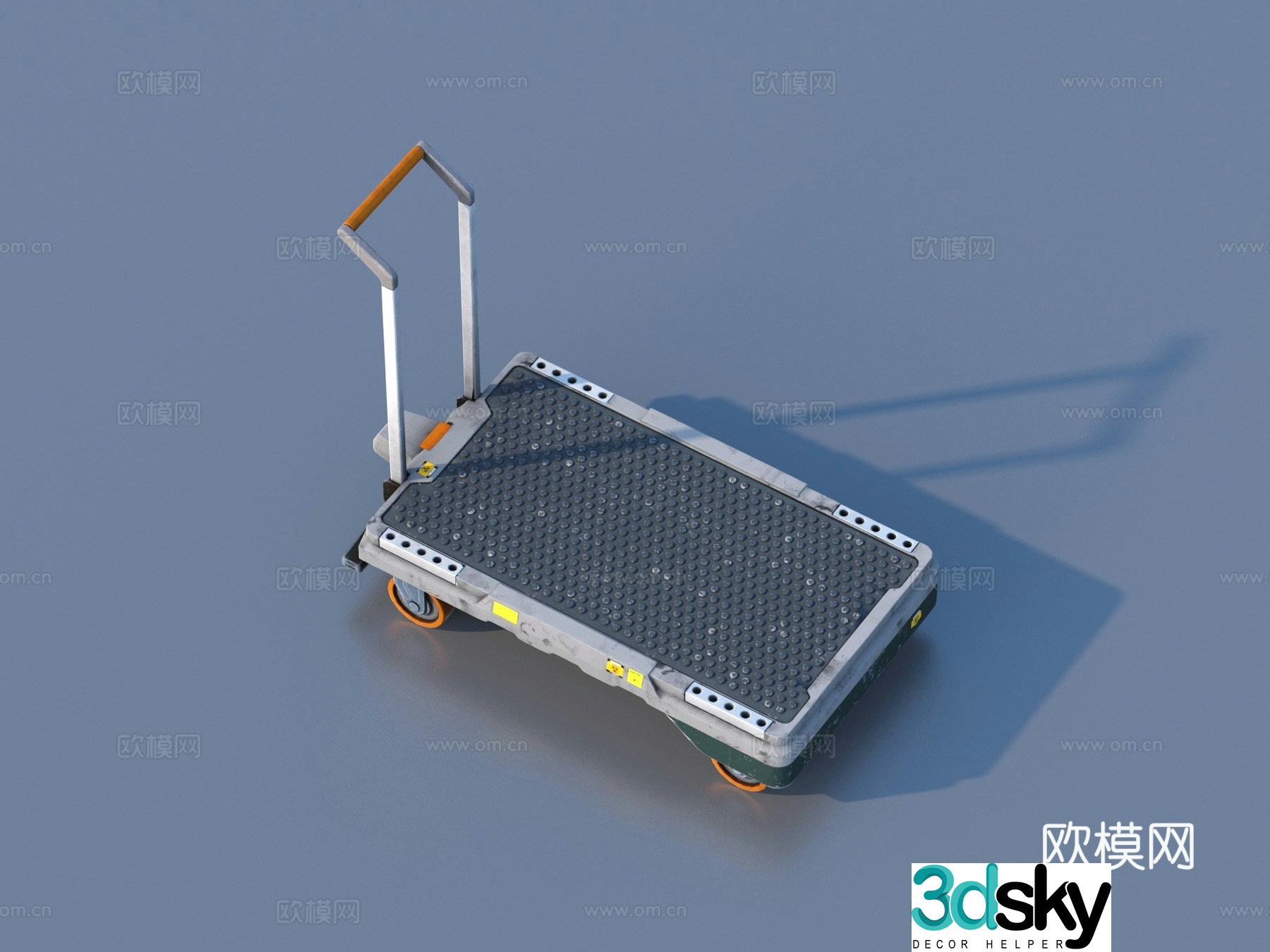 Trailer Trailer Trolley Small Truck Tool Truck 3D Model