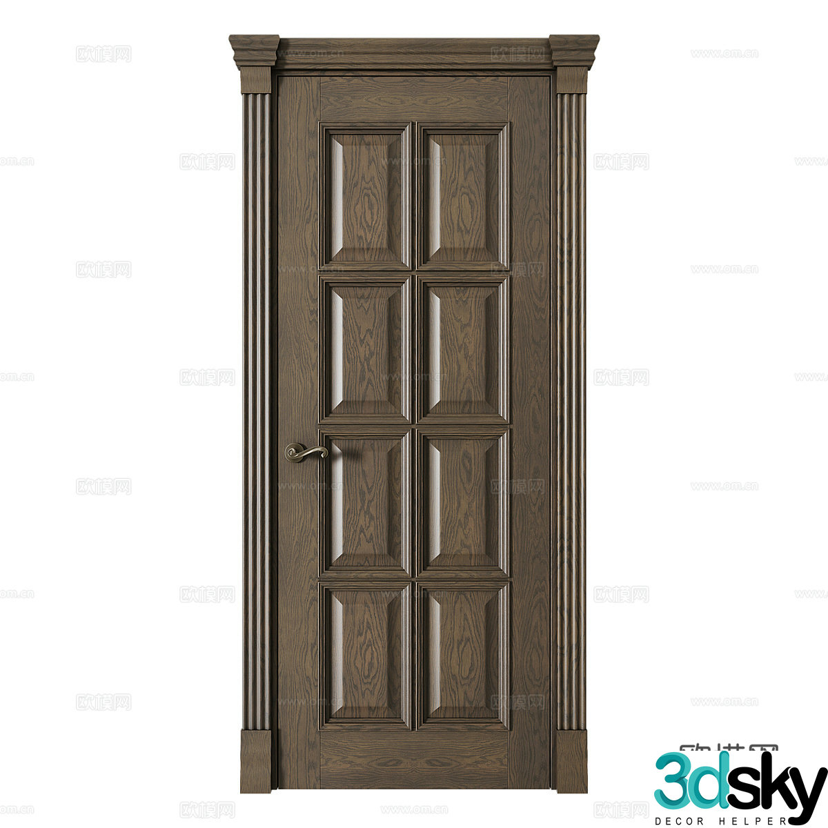 Indoor door 3d model