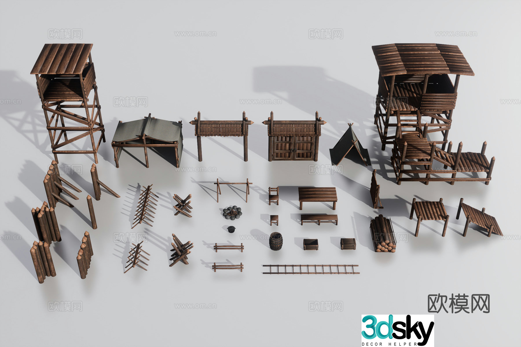 Camping 3d model