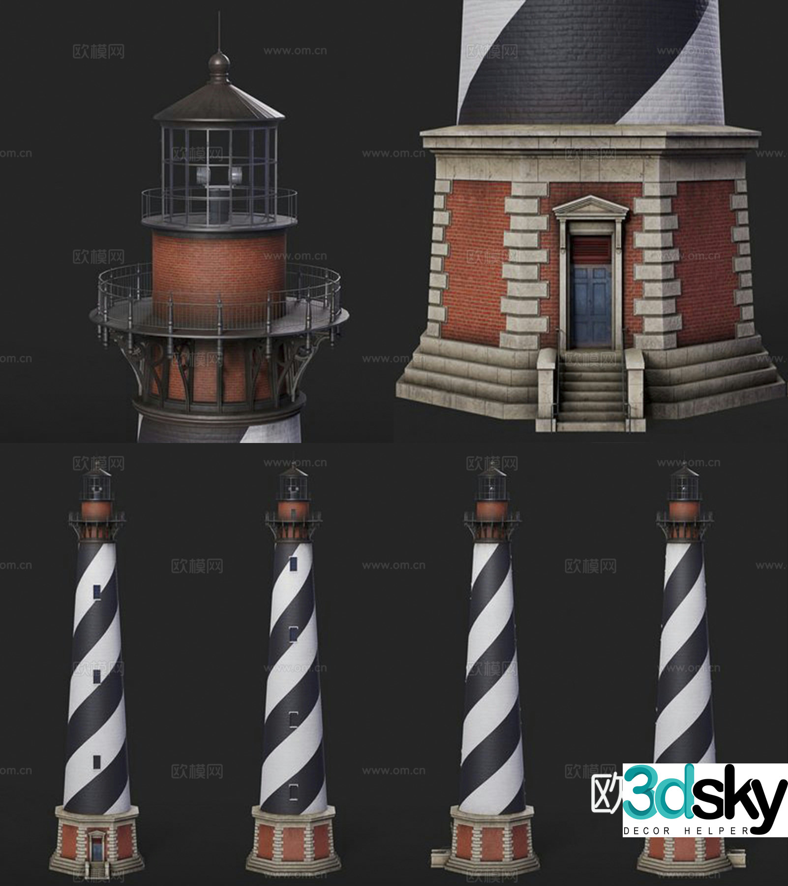 Lighthouse 3d model