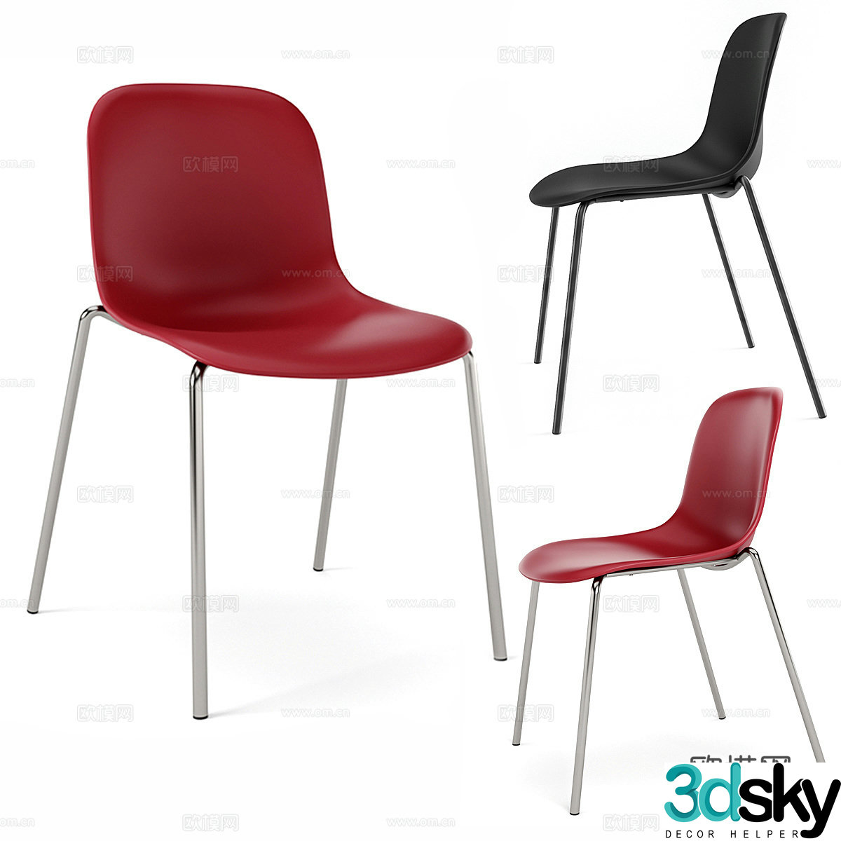 Dining chair 3d model