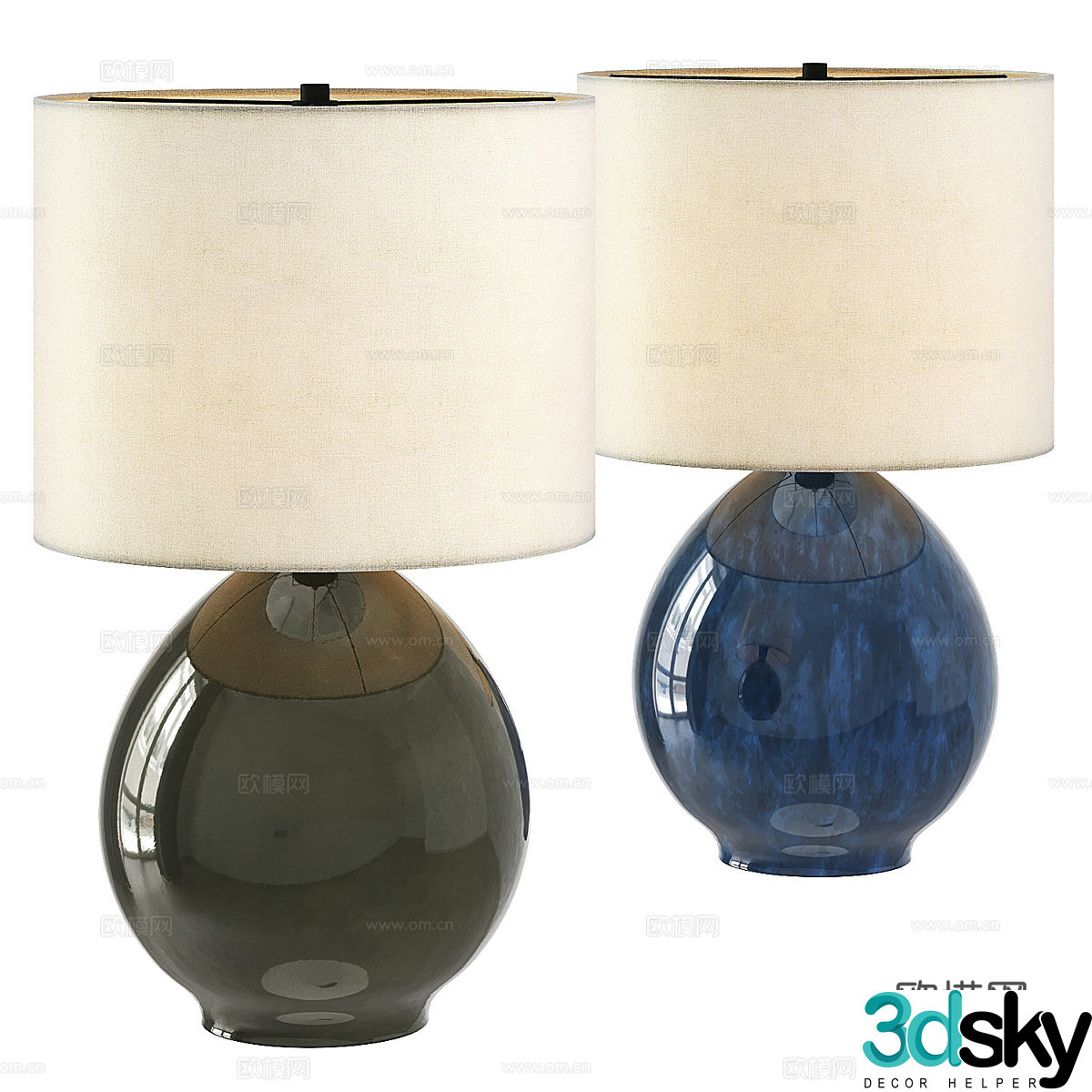 Table lamp 3d model