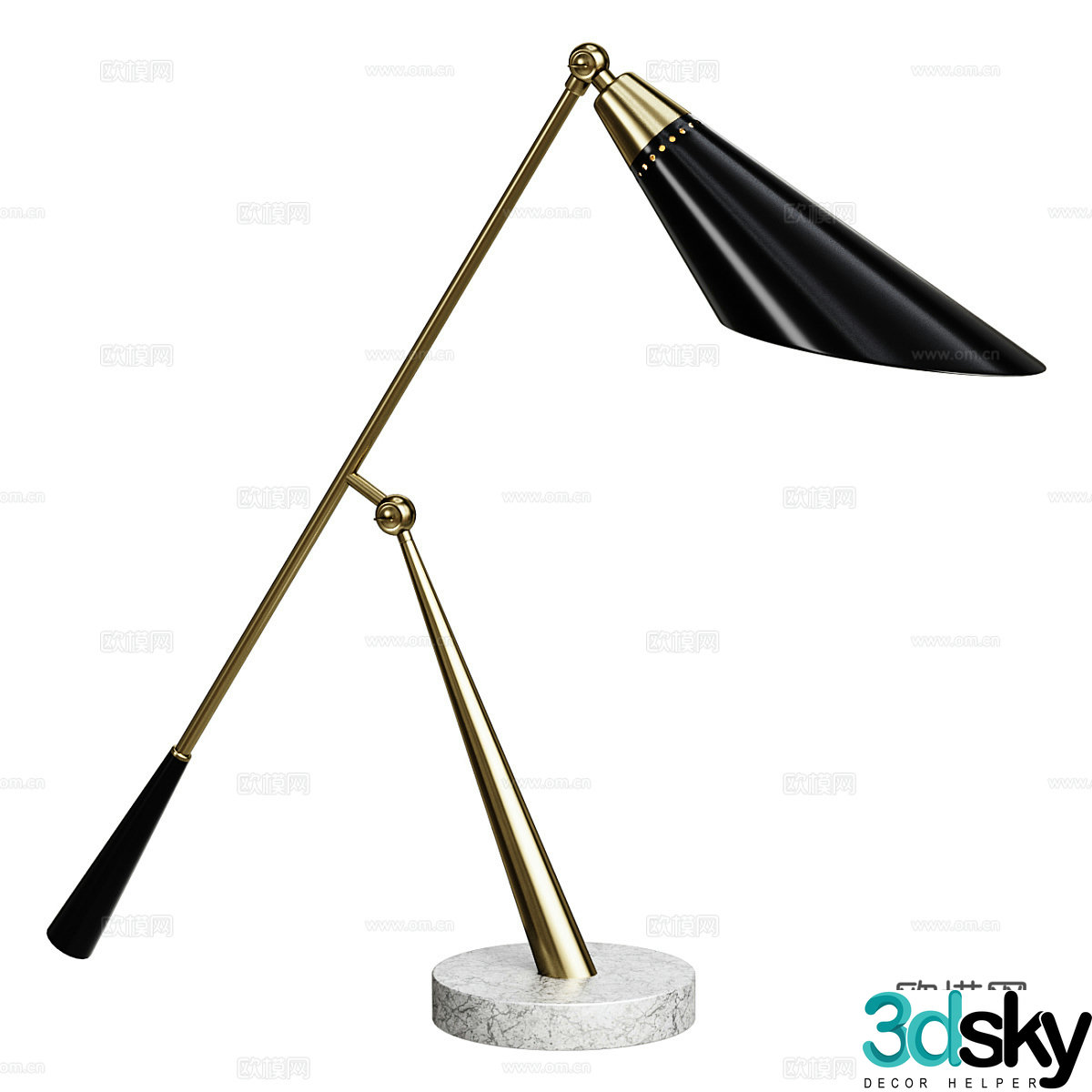 Table lamp 3d model