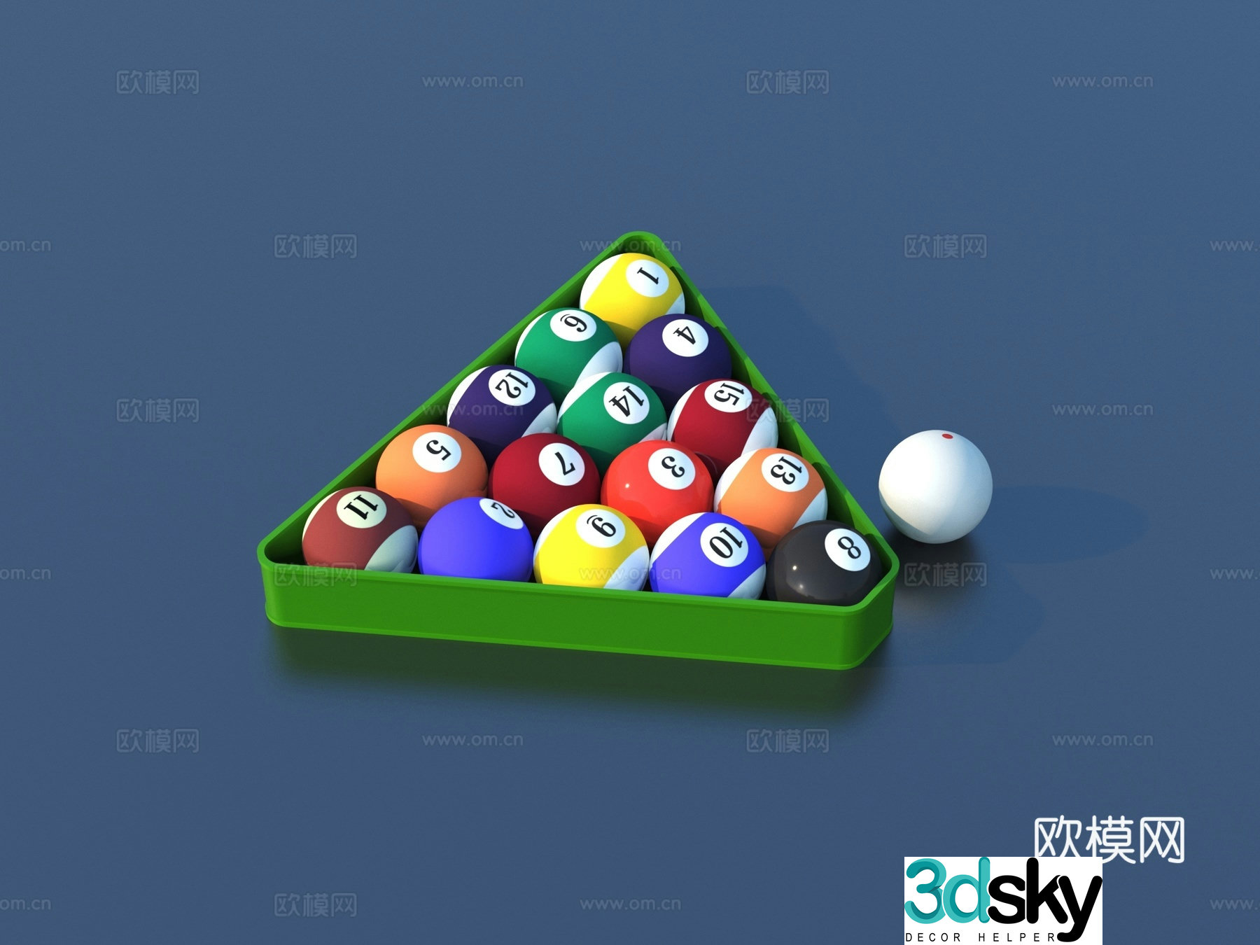 Billiards Billiards Snooker 3D Model