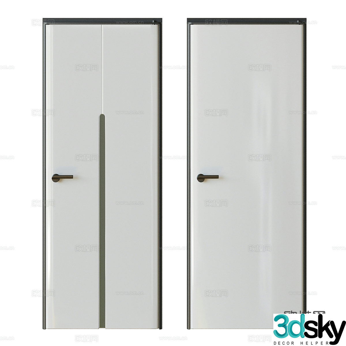 Swing door 3D model