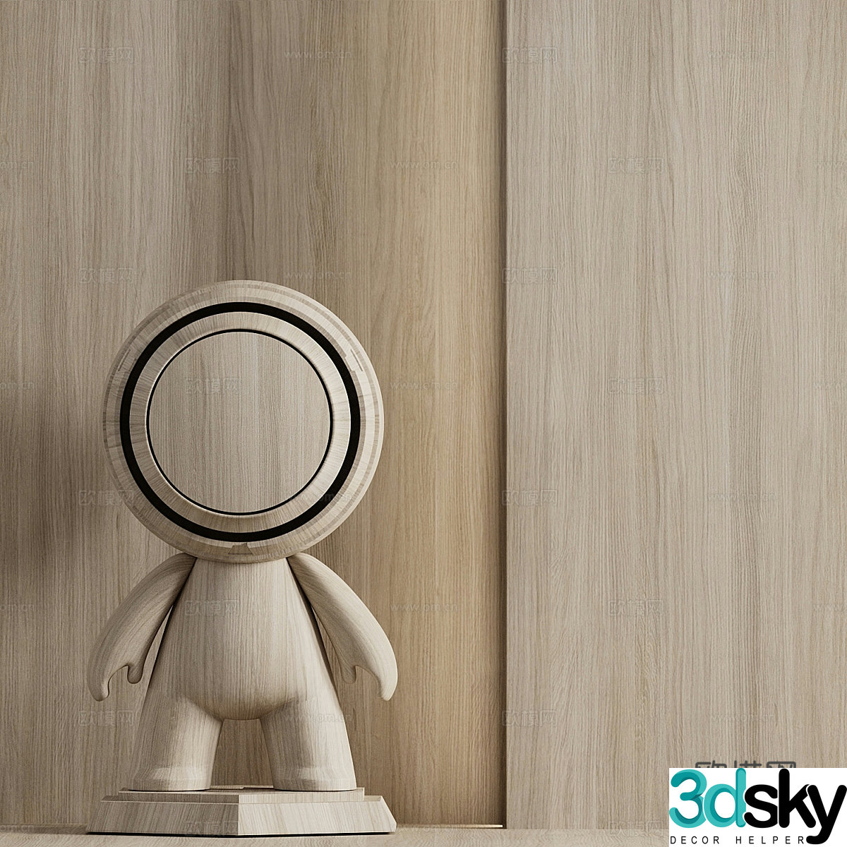 Wooden floor 3d model