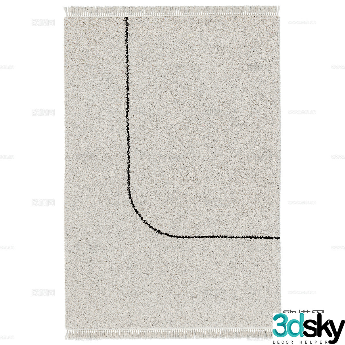 3D model of floor tiles